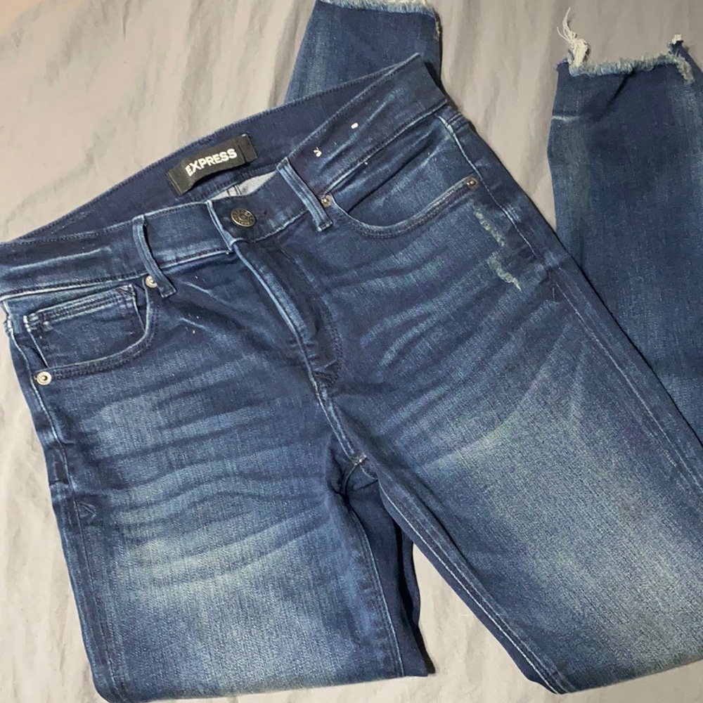 Ankle Legging Mid Rise Jeans